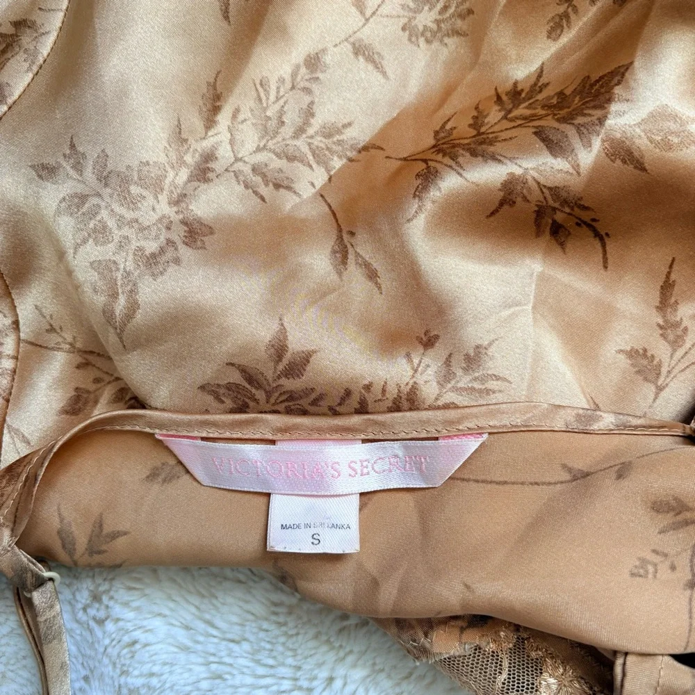 Victoria’s Secret Gold Satin Slip – Small | Boudoir Glam 90s Supermodel Lingerie - Picture 9 of 9